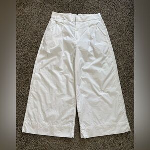 Equipment Femme Kalil Cropped Linen cropped pants